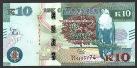 Замбія Замбия ^/--/^ Замбия  (2020) 10 квача. P-58 /--/ с. UNC ^_^^^ Замбія (2020) 10 квача. P-58 /--/ с. UNC - фото фото фото