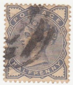 Великобританія Великобритания ^/--/^ Англия 1883 г. № 72 гашеная ^_^^^ Англія 1883 р. No 72 гашена - фото фото фото