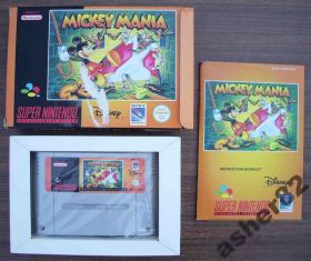 Диски з відеоіграми Диски с видеоиграми ^/--/^ Игра на Super Nintendo SNES &amp;quot;Mickey Mania&amp;quot;       (PAL) ^_^^^ Гра на Super Nintendo SNES &amp;quot;Mickey Mania &amp;quot; (PAL) - фото фото фото