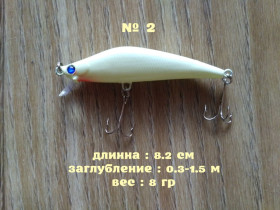 Воблери, принади Воблеры, приманки ^/--/^ Воблер люминесцентный Светится в темноте ^_^^^ Воблер люмінесцентний Світиться в темряві - фото фото фото
