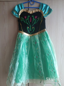 Карнавальні костюми Карнавальные костюмы ^/--/^ Сукня крижане серце frozen Анна disney 7/8 р. 130 ^_^^^ Платье ледяное сердце frozen Анна disney 7/8 г. 130 - фото фото фото