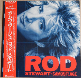 Платівки Пластинки ^/--/^ Rod Stewart – Camouflage  (Warner Bros. Records – P-11478, Japan) inner sleeve, OBI NM-/NM- ^_^^^ Rod Stewart – Camouflage (Warner Bros. Records – P-11478, Japan) inner sleeve, OBI NM-/NM- - фото фото фото