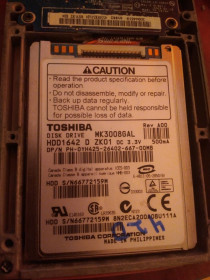 Жорсткі диски Жесткие диски ^/--/^ HDD 1.8&amp;quot; ZIF IDE Toshiba MK /--/ 3008 /--/ GAL 30 /--/ GB - фото фото фото