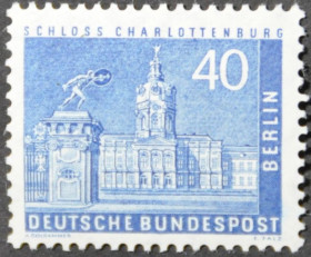 Інше Другое ^/--/^ ФРГ Архитектура Замок Шарлоттенбург 1957 ^_^^^ ФРН Архітектура Замок Шарлоттенбург 1957 - фото фото фото