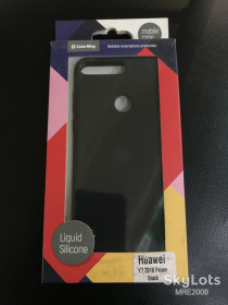 Чохли, бампера Чехлы, бампера ^/--/^ Чехол Colorway Liquid Silicone для Huawei Y /--/ 7 Prime 2018 / Nova 2 Lite / Honor 7 /--/ C black - фото фото фото