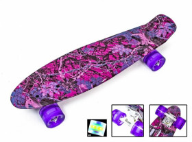 Дитячі ролики та скейти Детские ролики и скейты ^/--/^ Penny Board &amp;quot;Розовый Лес&amp;quot; Светящиеся колеса (108287253) ^_^^^ Penny Board &amp;quot; Рожевий Ліс &amp;quot; Світні колеса (108287253) - фото фото фото