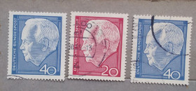 НДР, ФРН ГДР, ФРГ ^/--/^ Германия 1964 г - Генрих Любке ^_^^^ Німеччина 1964 — Генріх Любке - фото фото фото