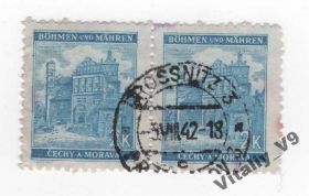 Чехословаччина Чехословакия ^/--/^ Богемия и Моравия 53 /--/ AA /--/ 13 2 /--/ k light blue сцеп. Замок ^_^^^ Богемія і Моравія 53 /--/ AA /--/ 13 2 /--/ k light blue сцеп. Замок Замок - фото фото фото