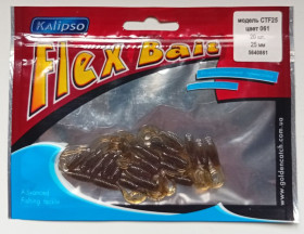 Воблери, принади Воблеры, приманки ^/--/^ Силиконовые приманки Kalipso Flex Bait CTF /--/ 25, цвет 061 , 20 штук  (новые) ^_^^^ Силіконові приманки Kalipso Flex Bait CTF /--/ 25, колір 061, 20 штук (нові) - фото фото фото