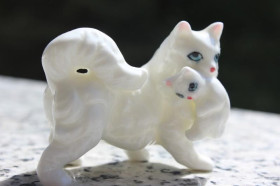 Інше Другое ^/--/^ Фігурка кішки з кошеням ^_^^^ Фигурка кошки с котней - фото фото фото
