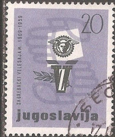 Інші країни Другие страны ^/--/^ Югославия 1959 Sc.563 гаш. ^_^^^ Югославія 1959 Sc.563 гаш. - фото фото фото