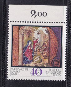НДР, ФРН ГДР, ФРГ ^/--/^ Германия - Берлин  1979 г MNH - искусство ^_^^^ Німеччина - Берлін 1979 р MNH - мистецтво - фото фото фото