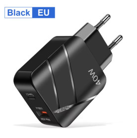 Зарядні пристрої Зарядные устройства ^/--/^ зарядное 40 Вт PD USB C, швидка зарядка ^_^^^ зарядне 40 Вт PD USB C, швидка зарядка - фото фото фото