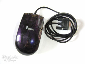 Миші Мыши ^/--/^ Фіолетова   (!) Genius MyMouse Purple Coral, COM, 1995, класика ^_^^^ Genius Mouse неизвестной очень ранней модели, COM, начало 90 /--/ х, классика - фото фото фото