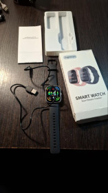Розумні годинники (Smart watch) Умные часы (Smart watch) ^/--/^ умные часы Jugeman Smart Watch с черным ремешком ^_^^^ Розумний годинник Jugeman Smart Watch з чорним ремешком - фото фото фото