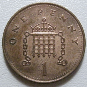 Єлизавета II (після ) Елизавета II (после ) ^/--/^ Велика Британія 1 пенні 1993 року 43094 ^_^^^ Великобритания 1 пенни 1993 года 43094 - фото фото фото