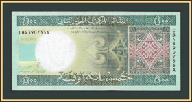 Інші країни Другие страны ^/--/^ Мавритания 500 угий 2013 P-18 UNC ^_^^^ Мавританія 500 вугий 2013 P-18 UNC - фото фото фото