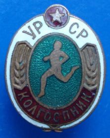 Спортивні Спортивные ^/--/^ ДСО Колхозник УССР членский знак ^_^^^ ДСО Колгоспник УРСР членський знак - фото фото фото