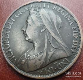 Вікторія ( - ) Виктория ( - ) ^/--/^ Великобритания 1 пенни 1900 11/40 /--/ в /--/ 00 ^_^^^ Велика Британія 1 пенні 1900 11/40 /--/ в /--/ 00 - фото фото фото