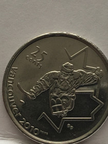 Канада Канада ^/--/^ Канада 25 центів 2009 р. “Vancouver 2010” зимова пара Олімпіада. Хокей на санях. ^_^^^ Канада 25 центов 2009 г. "Vancouver 2010" зимняя пара Олимпиада. Хоккей на санях. - фото фото фото