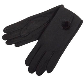 Рукавички Перчатки ^/--/^ Перчатки сенсорные на флисе Anjela FGBKT-172 7,5 черные ^_^^^ Рукавички сенсорні на флісі Anjela FGBKT-172 7,5 чорні - фото фото фото