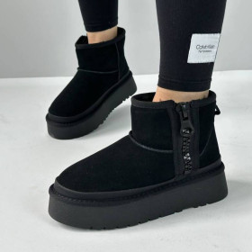 УГГІ (UGG) УГГИ (UGG) ^/--/^ Замшевые угги на платформе, натуральный мех 36 /--/ р код 3529 ^_^^^ Замшеві вугги на платформі, натуральний хутро 36 /--/ р код 3529 - фото фото фото