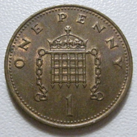 Єлизавета II (після ) Елизавета II (после ) ^/--/^ Велика Британія 1 пенні 1988 року 43059 ^_^^^ Великобритания 1 пенни 1988 года 43059 - фото фото фото