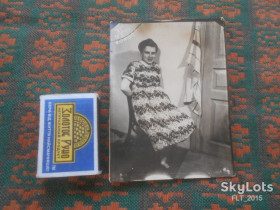 Листи, фото Письма, фото ^/--/^ Барышня на стуле . Ворзель 31.01.1949 г. ^_^^^ Ворзель 31.01.1949 р. - фото фото фото