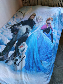 Підодіяльники Пододеяльники ^/--/^ Півковдра полуторна FROZEN. Пододеяльник бязь 200 х 146 см ^_^^^ Полуторная полуторная FROZEN. Пододеятель бязь 200 х 146 см - фото фото фото