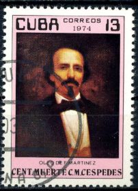 Острівні держави Островные государства ^/--/^ Куба. 100 лет со дня смерти Карлоса М. де Сеспедеса  (серия) 1974 г. ^_^^^ Куба. Особистості No 2 (серія) 1974 - фото фото фото