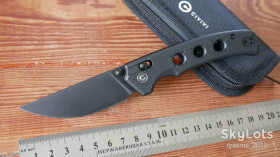 Ножі, мультітули Ножи, мультитулы ^/--/^ Civivi Noctis 24020 /--/ C-1, G /--/ 10 Black, Nitro-V Blackwash, Caged Ceramic Ball Bearing, Outdoor, EDC, Crossbar Lock - фото фото фото