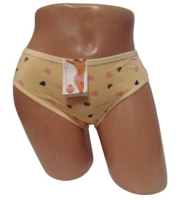 Труси Трусы ^/--/^ Трусики с сердечками Careuokin 8678 2 /--/ XL бежевые ^_^^^ Трусики з сердечками Careuokin 8678 2 /--/ XL - фото фото фото