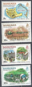 Південна Америка Южная Америка ^/--/^ Багамы 1981 флора ананасы карта встреча министров финансов 4 /--/ м. ^_^^^ Багами 1981 флора ананаси карта зустріч міністрів фінансів 4 /--/ м. - фото фото фото