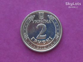 Обігові Обиходные ^/--/^ 2 гривні 2019 ^_^^^ 2 гривны 2019 - фото фото фото
