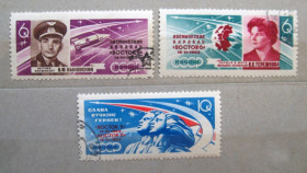 СРСР - СССР - ^/--/^ ПОЛЕТ В.БЫКОВСКОГО и В.ТЕРЕШКОВОЙ = СССР - СРСР = 1963 р. = гаш.  &amp; ^_^^^ ПОЛЕТ В.БИКОВСЬКОГО і В.ТЕРЕШКОВОЇ = СРСР - СРСР = 1963 р. = гаш. &amp; - фото фото фото