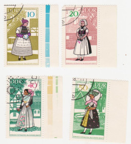 НДР, ФРН ГДР, ФРГ ^/--/^ ГДР 1968 г. № 1095‑1098 гашеная серия ^_^^^ НДР 1968 р. No 1095-1098 гашена серія - фото фото фото