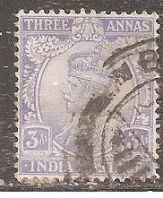 Індія Индия ^/--/^ Бр.Индия 1923 Sc.87 гаш. с утончением марки ^_^^^ Бр.Індія 1923 Sc.87 гаш. з витонченням марки - фото фото фото