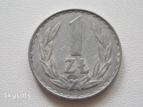 - року - года ^/--/^ Польша 1 злотый 1977 года #14075 ^_^^^ Польща 1 злотий 1977 #14075 - фото фото фото
