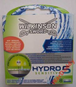 Бритви, Станки, касети Бритвы, Станки, кассеты ^/--/^ Schick HYDRO 5 Sensitive 8 штук в упаковке ^_^^^ Schick HYDRO 5 Sensitive 8 штук в упаковці - фото фото фото