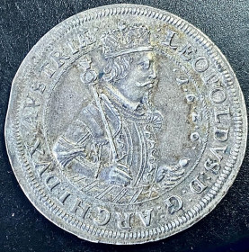 Середньовічна Європа Средневековая Европа ^/--/^ Талер 1626 /--/ р.  Леопольд V.  Тіроль ^_^^^ Талер 1626 г. Леопольд V. Тироль - фото фото фото