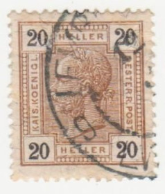 Австрія Австрия ^/--/^ Австрия  1904  г. № 122 гашеная ^_^^^ Австрія 1904 р. No 122 гашена - фото фото фото