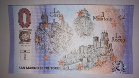 Інше Другое ^/--/^ Zero 0 евро євро euro San Marino 2022 Вод. знаки, голограмма, перфорация, микротекст и УФ ^_^^^ Zero 0 евро euro San Marino 2022 Вод. знаки, голограмма, перфорация, микротекст и УФ - фото фото фото