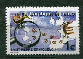 Інше Другое ^/--/^ Сент-Пьер и Микелон St Pierre &amp;amp; Miquelon 2002 Mi 859 Введение евро MNH ^_^^^ Сент-П'єр і Мікелон St Pierre &amp;amp; Miquelon 2002 Mi 859 Введення євро MNH - фото фото фото