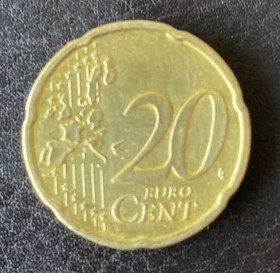 Інше Другое ^/--/^ 20 евро центов 2002 год Германия ^_^^^ 20 євро центів 2002 Німеччина - фото фото фото