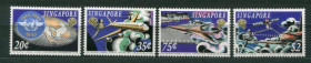 Освоєння космосу Освоение космоса ^/--/^ Сингапур Singapore Space  -1994 Mi 746-749 Civil Aviation  MNH ^_^^^ Сінгапур Singapore Space -1994 Mi 746-749 Civil Aviation MNH - фото фото фото