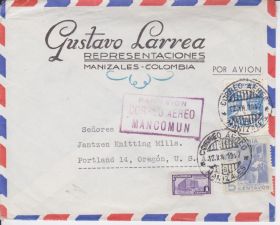 Америка Америка ^/--/^ Колумбия 1947-1941 КЛАССИКА СТАНДАРТ ИСТОРИЯ ПОЧТА ДОКУМЕНТ ПРОШЕДШИЙ ПОЧТУ Один КОНВЕРТ АВИА ^_^^^ Колумбія 1947-1941 КЛАСИКА СТАНДАРТ ІСТОРІЯ ПОШТА ДОКУМЕНТ ПРОШЕДШИЙ ПОШЛЯХ Один КОНВЕРТ АВІА - фото фото фото