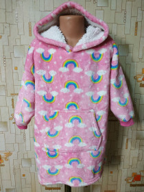 Піжами Пижамы ^/--/^ Кофта на дівчинку. Піжама. Пухнастик рожевий SUPER SOFT р-р на 3-4 роки ^_^^^ Кофта на девочку. Пижама. Пухнастик розовый SUPER SOFT р-р на 3-4 года - фото фото фото