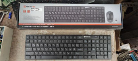 Клавіатури Клавиатуры ^/--/^ Беспроводная клавиатура REAL-EL Comfort 9010 Kit Wireless № 24030706 ^_^^^ REAL-EL Comfort 9010 Kit Wireless No 24030706 - фото фото фото