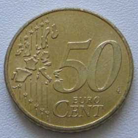 Сучасні c  року Современные c  года ^/--/^ Німеччина 50 євроцентів 2004 року F #38981 ^_^^^ Германия 50 евроцентов 2004 года F #38981 - фото фото фото