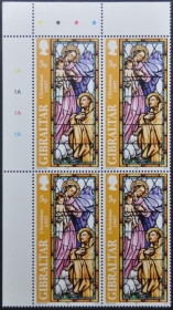 Інше Другое ^/--/^ Гибралтар Витражи Рождество 1997 Кварт ^_^^^ Гібралтар Вітражі Різдво 1997 Кварт - фото фото фото